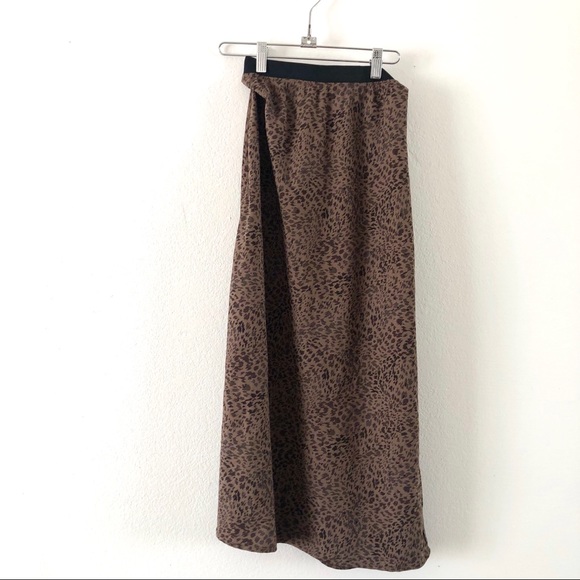a new day Dresses & Skirts - A new day leopard midi skirt